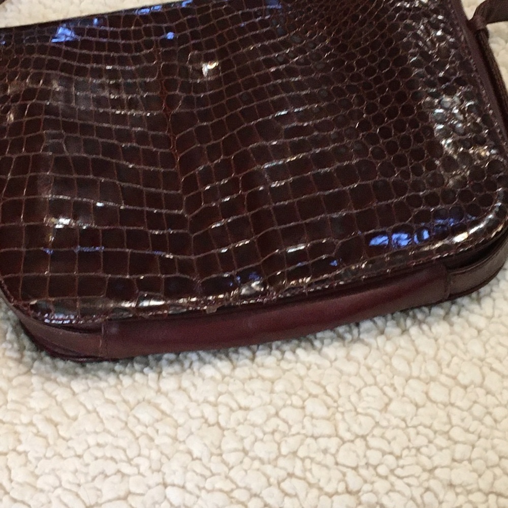 Cartier alligator bag, Bordeaux - Picture 4 of 11